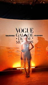 Los textiles del colectivo Lool Pich, de Xpichil, fueron presentados en la Gala Vogue Día de Muertos 2025.
