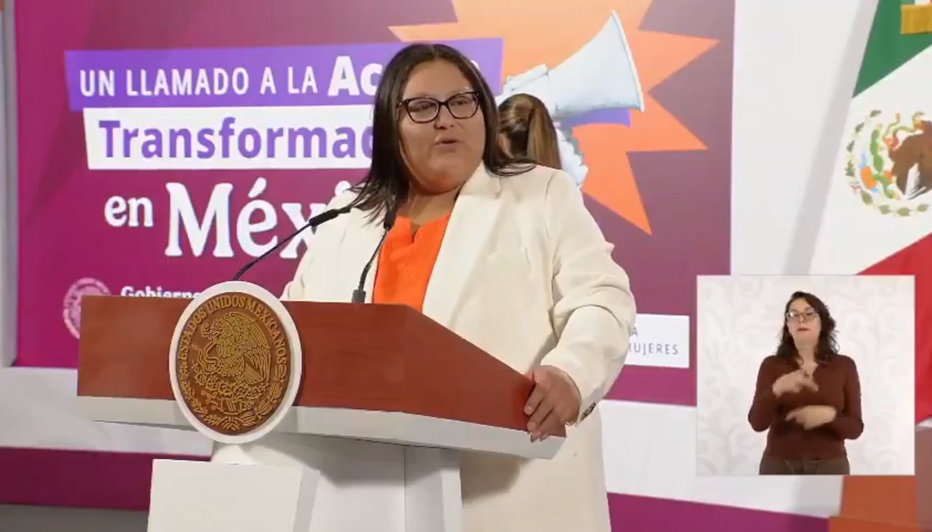 Citlali Hernández Mora presenta los avances del Plan Integral contra el Abuso Sexual.