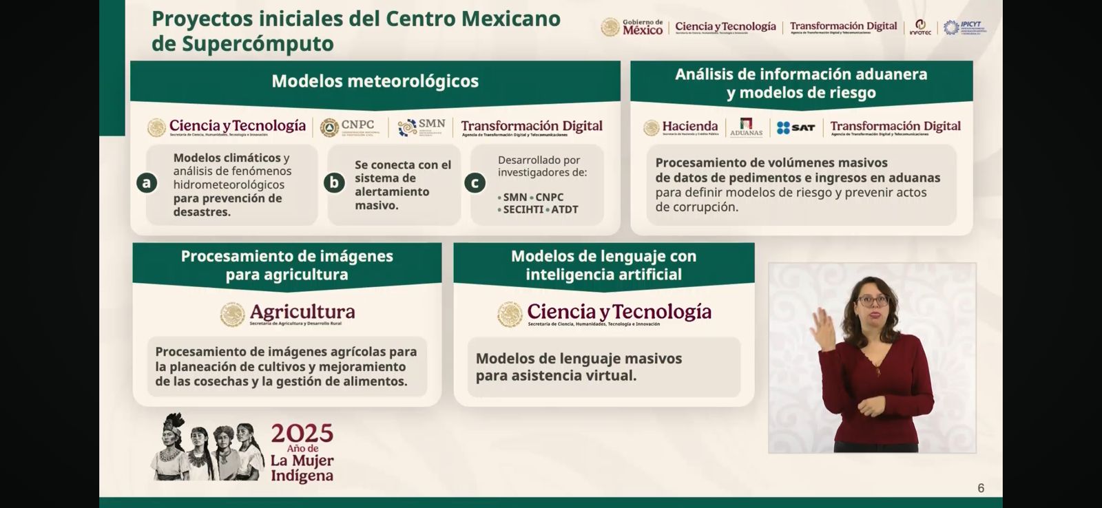 El Centro Mexicano de Super Cómputo iniciará operaciones en enero de 2026.