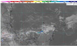 El cielo parcialmente nublado es la condición dominante que presentará hoy el clima en Quintana Roo.