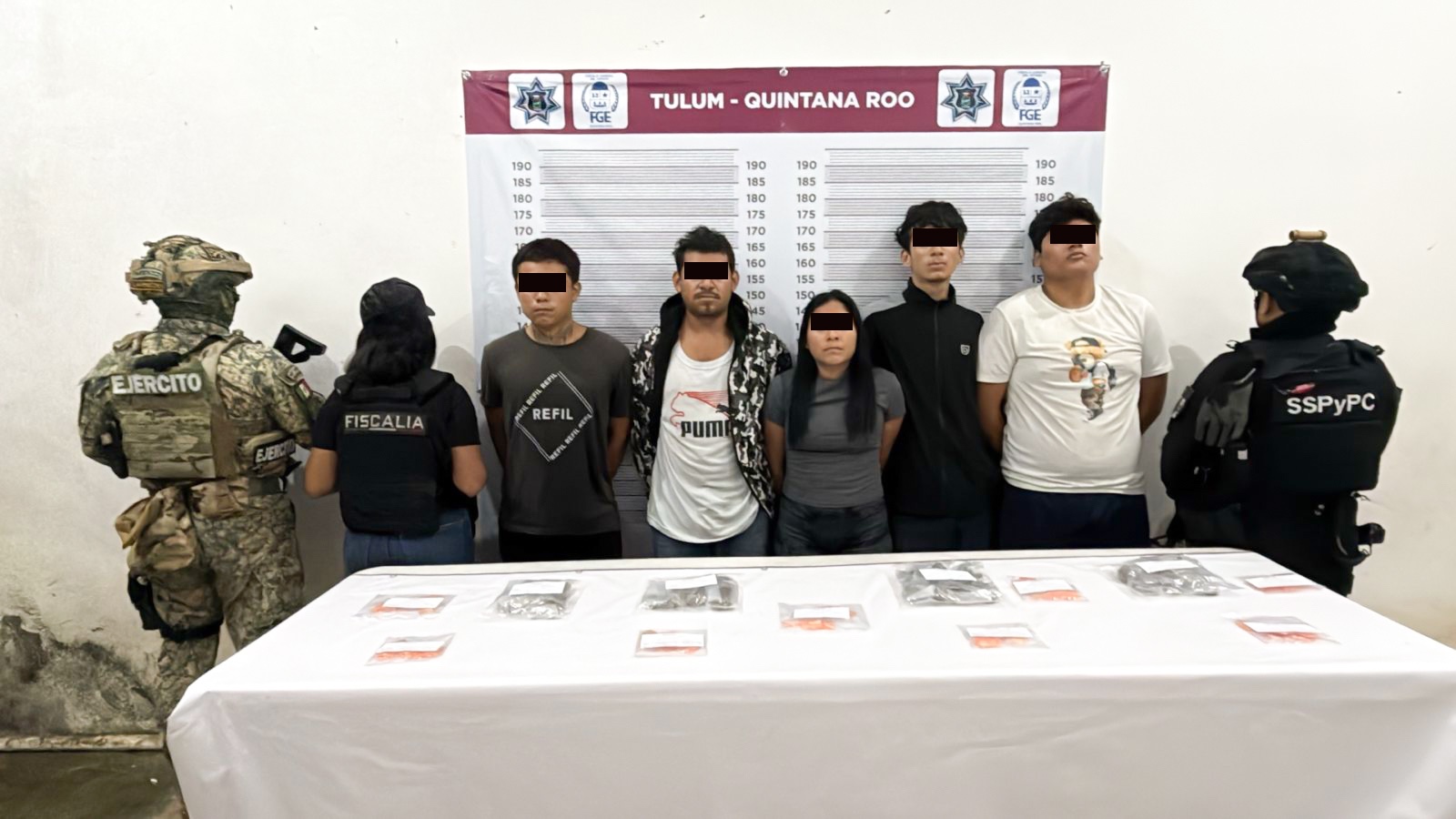 Autoridades federales y municipales coordinan esfuerzos para combatir el narcomenudeo en Tulum.