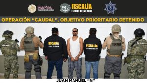 La detención de Juan Manuel 'N', líder de Los Mayas, se logró en coordinación con la Fiscalía General de Justicia.