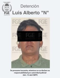 Luis Alberto “N”, alias “Pancho Arreola”, fue detenido por su probable participación en 13 homicidios.