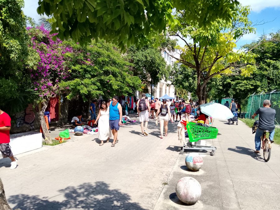 La Asociación de Hoteles de la Riviera Maya pide a las autoridades controlar el ambulantaje en Playa del Carmen.