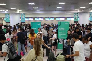 El aeropuerto de Cancún mantiene su posición como el segundo más importante de todo México por volumen de viajeros.