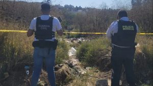 El cilindro con gas cloro fue localizado en un terreno baldío tras un intenso operativo de búsqueda en Morelia.