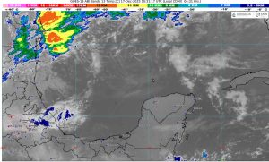 El cielo nublado predominará en las zonas costeras de Quintana Roo debido a la entrada de humedad del Caribe.