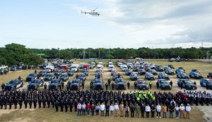 La presidenta Estefanía Mercado dio el banderazo de inicio al operativo.