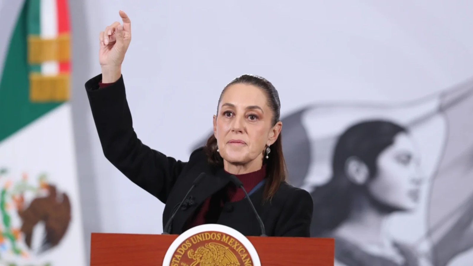 La presidenta Claudia Sheinbaum Pardo informa sobre los avances comerciales en su conferencia matutina.