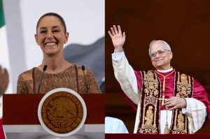 La presidenta Claudia Sheinbaum confirma en conferencia de prensa que busca formalizar la visita del Papa este mismo año.
