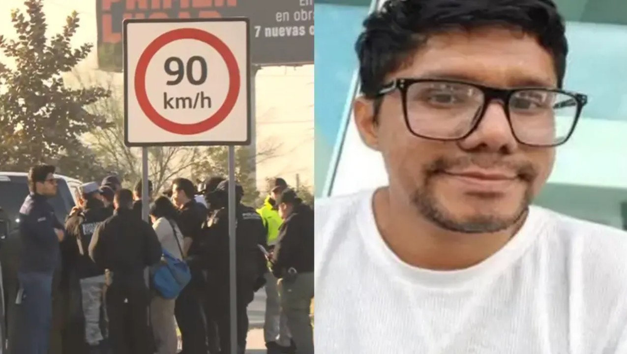 Elementos de la Fiscalía de Nuevo León patrullan las zonas boscosas cercanas al Aeropuerto de Monterrey en busca de indicios.