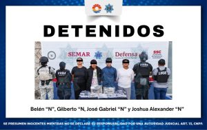 Los detenidos en Cancún quedaron a disposición de las autoridades ministeriales tras el operativo en la Supermanzana 259.
