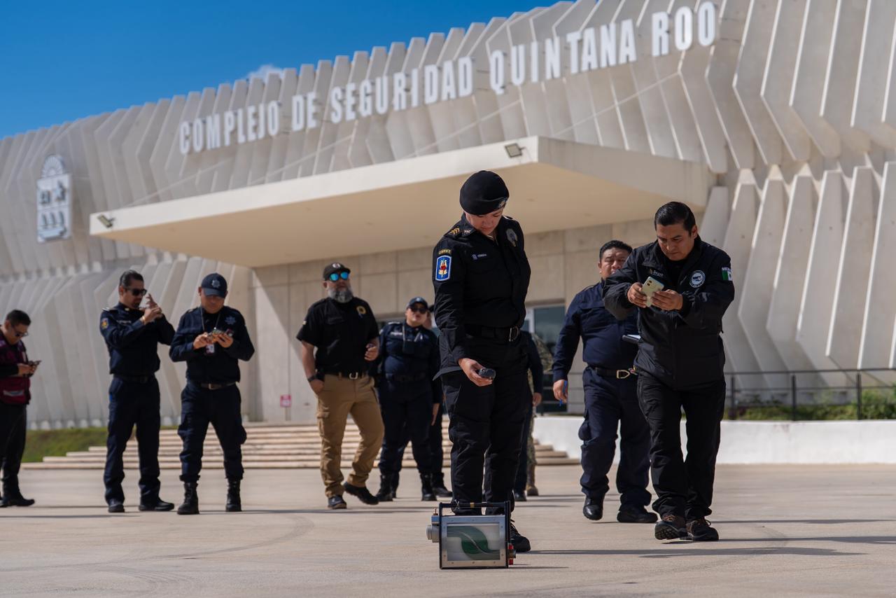Elementos de seguridad de siete estados sede del mundial concluyeron su especialización en riesgos nucleares y explosivos en las instalaciones del C5.