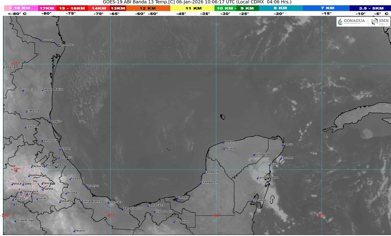 Las costas del estado presentan un oleaje de hasta 5 pies de altura por los vientos del noreste.