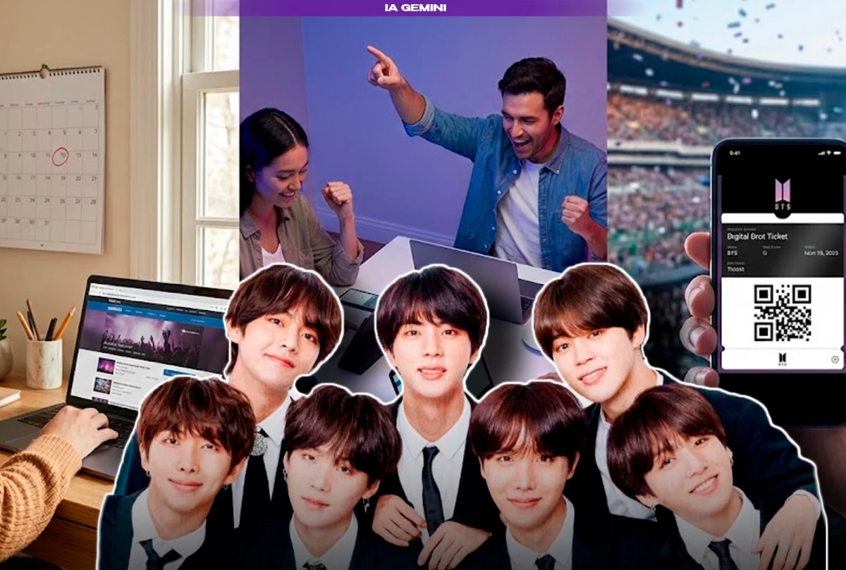 Fallas técnicas y filas de 450,000 personas marcan la preventa de BTS en la CDMX. Reportan errores en membresías y saturación del sistema.