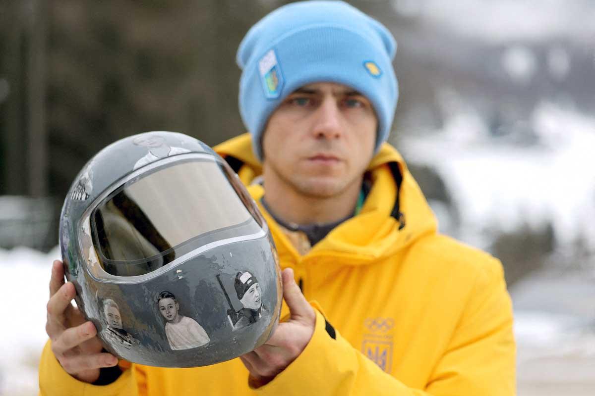 Vladislav Heraskevich durante uno de los entrenamientos previos a su descalificación oficial en Italia.