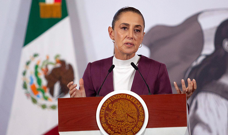 La presidenta Claudia Sheinbaum reafirma su postura contra el nepotismo electoral durante su conferencia matutina en Palacio Nacional.