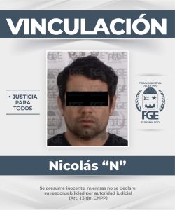 El imputado Nicolás “N” fue trasladado bajo fuertes medidas de seguridad al Centro de Retención Municipal de Playa del Carmen por el delito de extorsión.