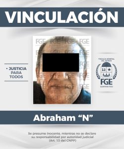 Abraham “N” fue trasladado al centro de retención correspondiente tras ser vinculado a proceso por el delito de intento de feminicidio.