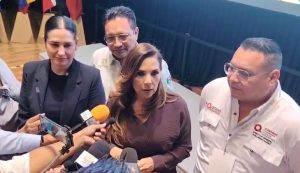 La gobernadora Mara Lezama confirmó la presencia de 41 casos de sarampión y garantizó el abasto total de vacunas.