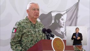 El general Ricardo Trevilla informó en la Mañanera sobre la detención de Antonio Guadalupe "N", alias "Lexus", en el estado de Tamaulipas.