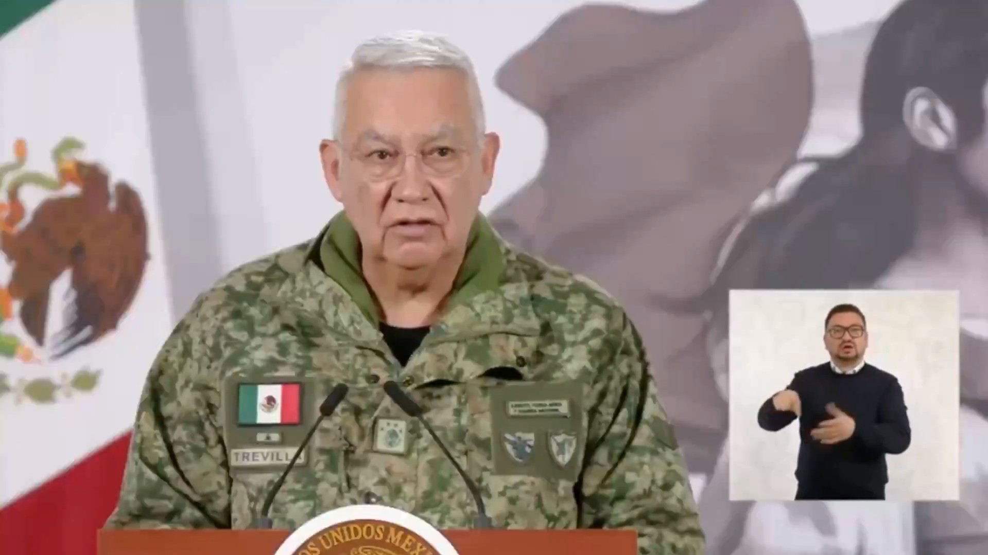El General secretario Ricardo Trevilla Trejo explicó que el operativo de seguridad contó con apoyo de inteligencia internacional para ser exitoso.