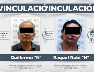 Los imputados Guillermo “N” y Raquel Rubí “N” fueron trasladados al centro de retención tras confirmarse su participación en el delito de trata de personas.