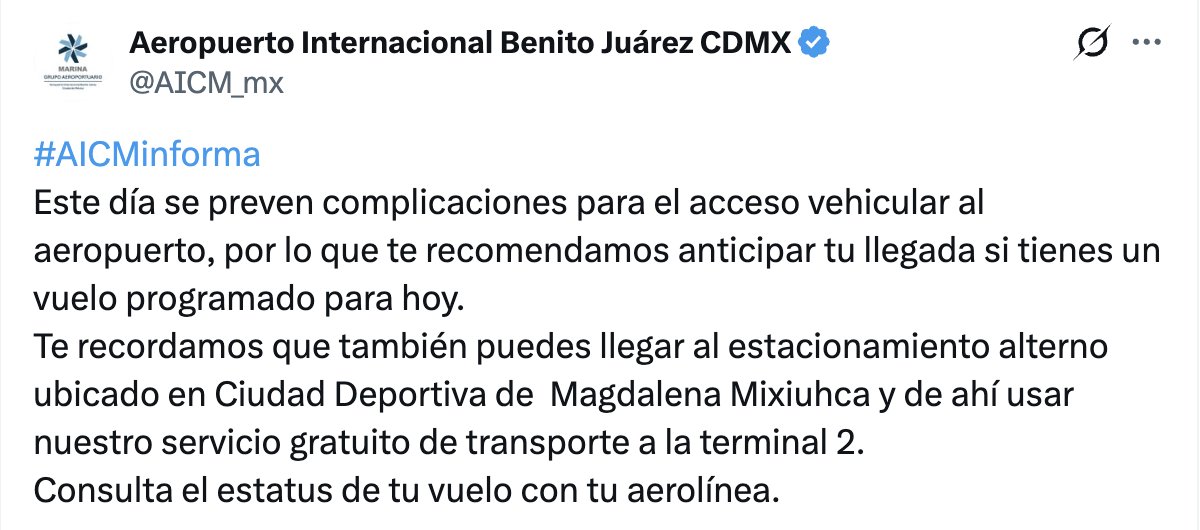 Cientos de taxistas bloquean los accesos principales al Aeropuerto Internacional de la Ciudad de México en protesta contra las aplicaciones digitales.