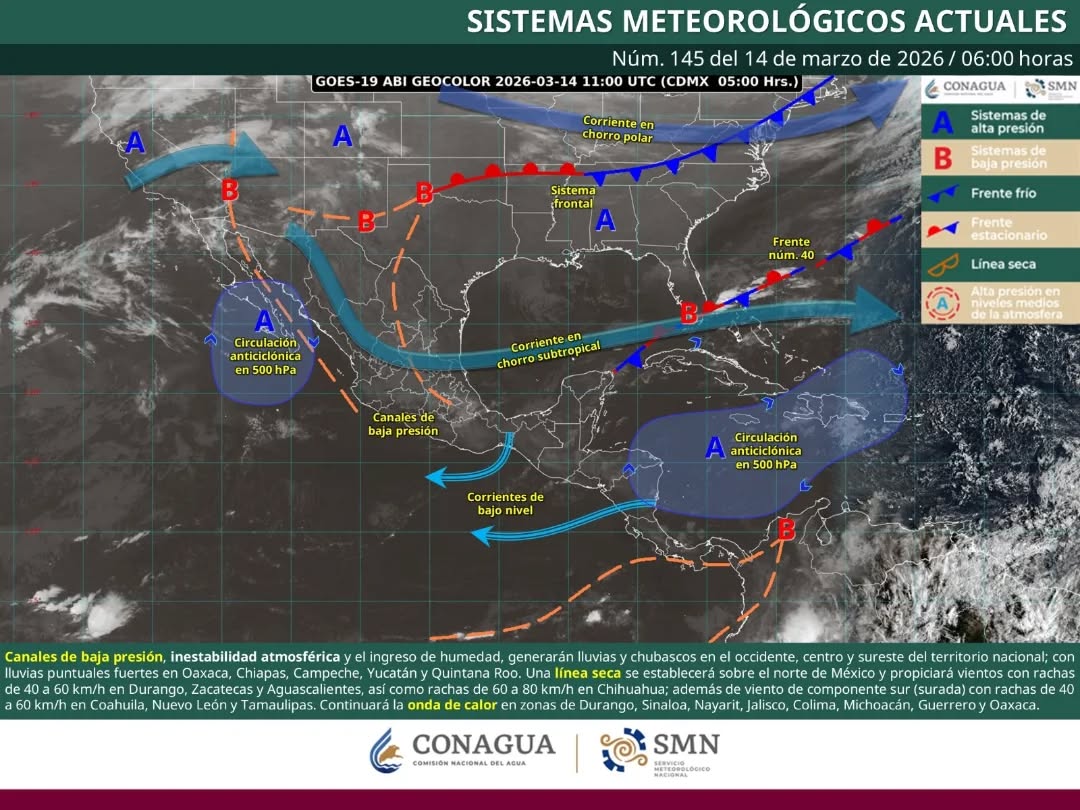 Las nubes cargadas de humedad del mar Caribe avanzan sobre la costa de Quintana Roo provocando lluvias intensas y actividad eléctrica.
