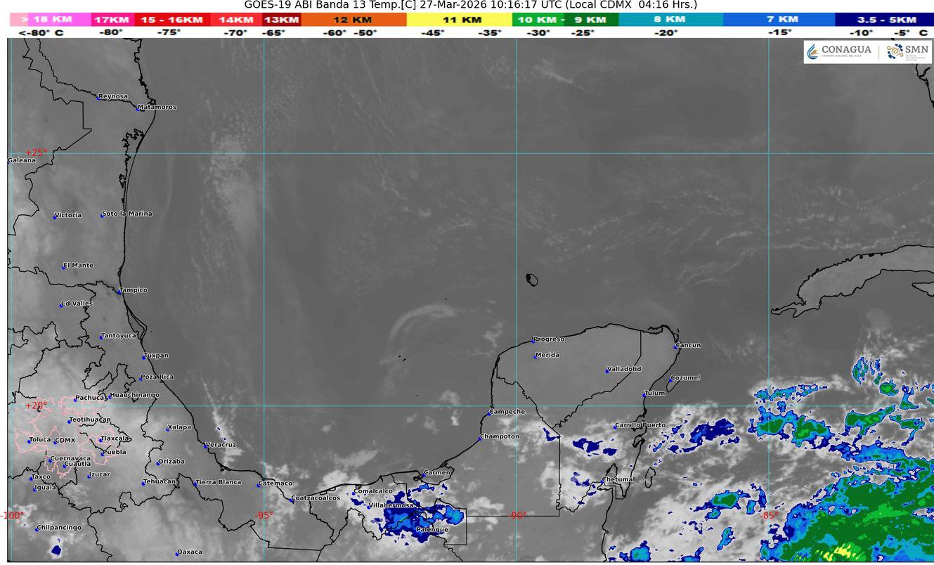 Las costas de Quintana Roo registrarán oleaje de hasta 6 pies y vientos fuertes durante este viernes.