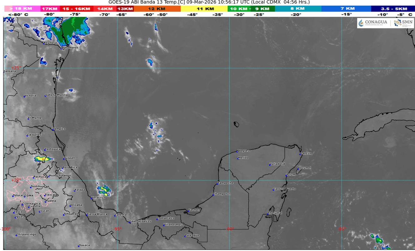 Las costas de Quintana Roo presentan oleaje moderado y temperaturas cálidas para este inicio de semana.