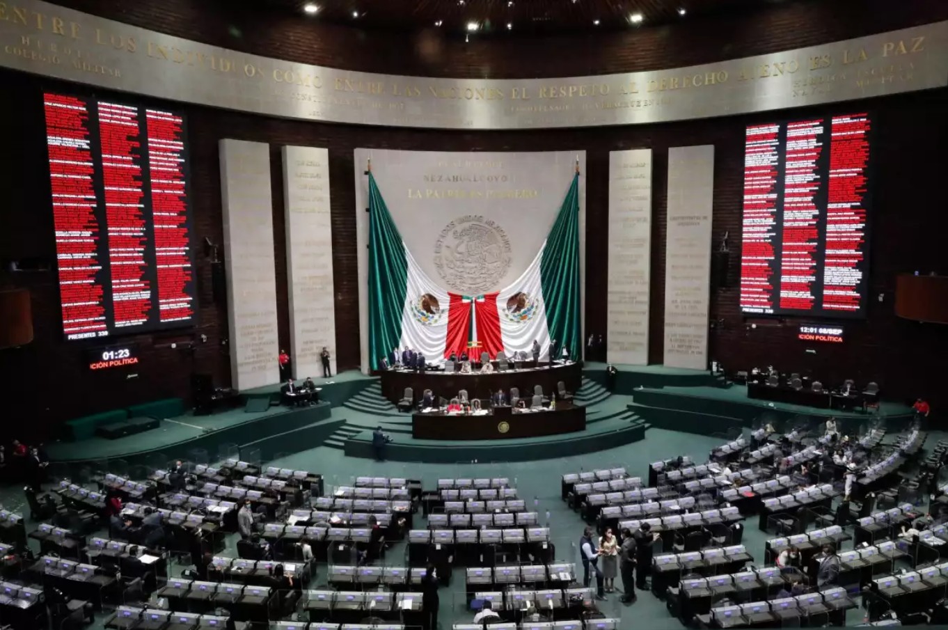 Los legisladores federales aprobaron los cambios en el calendario electoral durante la sesión plenaria de este martes en la Ciudad de México.