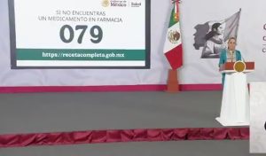El Gobierno de México activó la línea telefónica 079 para que los ciudadanos reporten cualquier falta en el surtimiento de sus recetas médicas.