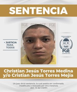 El sentenciado deberá pagar más de 800 mil pesos como concepto de reparación del daño a los familiares de la víctima.