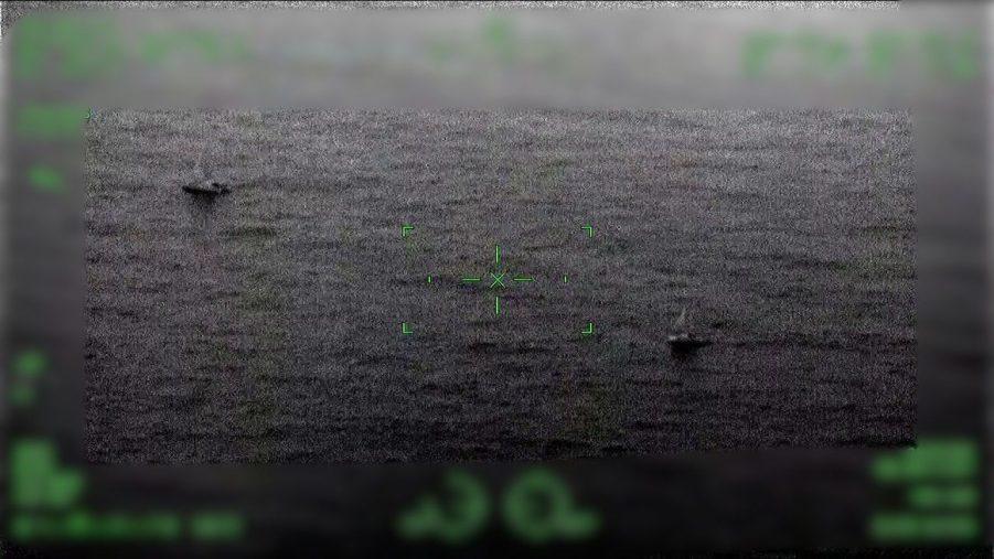 La aeronave de la Armada de México que participó en el exitoso avistamiento de los veleros en el Caribe.