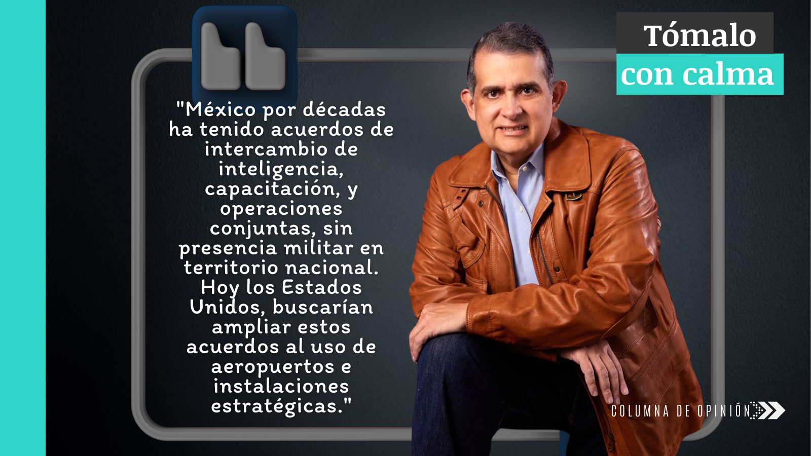 Tómelo con Calma, por Fernando A. Mora Guillén