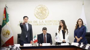 Roberto Velasco Álvarez presentó su visión estratégica ante la Comisión de Relaciones Exteriores del Senado durante la mañana de este miércoles.