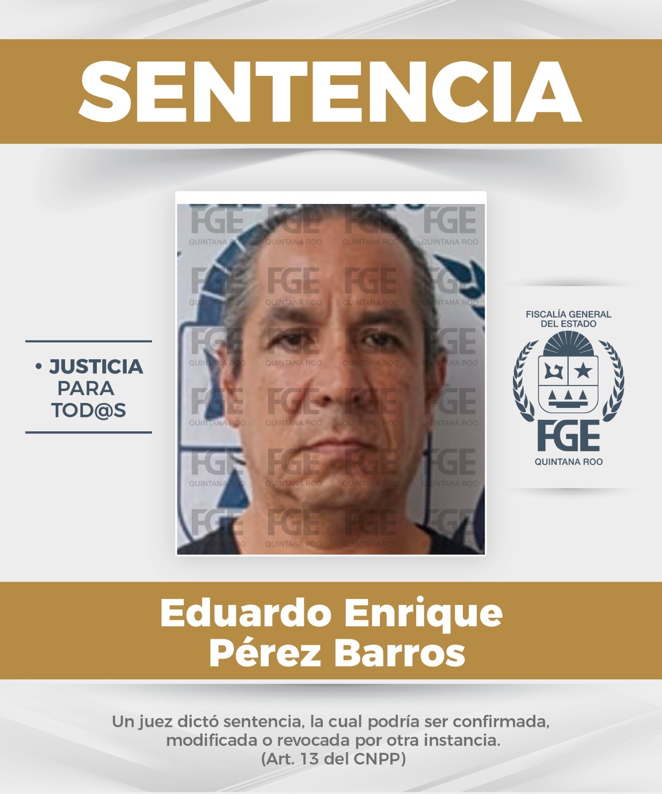 Eduardo Enrique Pérez Barros recibió la pena máxima por privar de la vida a su pareja sentimental en una vivienda de la colonia La Gloria.