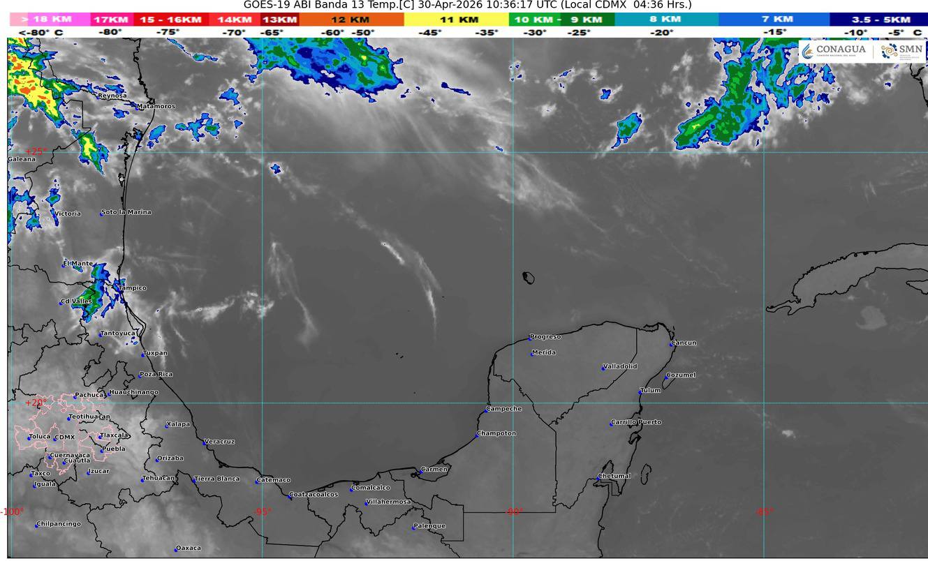 El clima en Quintana Roo favorece actividades turísticas en las playas de Cancún debido a la escasa probabilidad de lluvias.