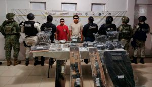 Capturan a dos de célula criminal en José María Morelos