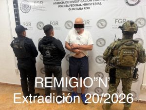 Capturan en Cancún a líder operativo con orden de extradición