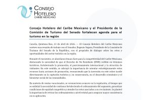 El senador Eugenio Segura presidió la mesa de trabajo con los representantes de las asociaciones hoteleras más importantes de la entidad.