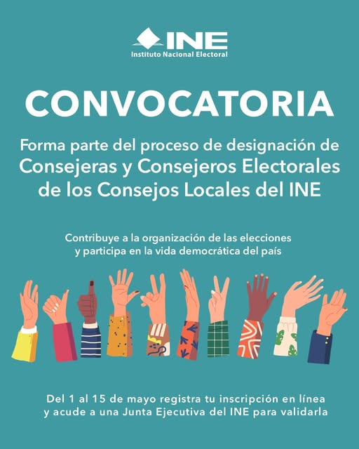 El INE busca ciudadanos con autonomía e independencia para integrar la consejería electoral en Quintana Roo durante las próximas elecciones.