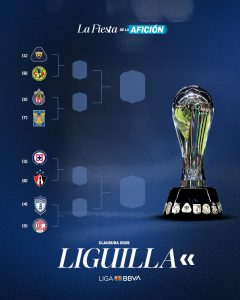 Jugadores de Pumas celebrando el liderato general antes de iniciar los Cuartos de Final.