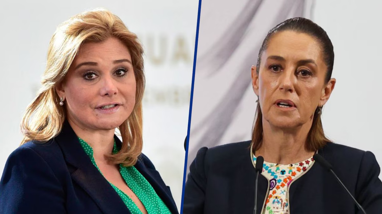 La presidenta Claudia Sheinbaum durante la Mañanera donde fijó postura sobre la soberanía del territorio mexicano.