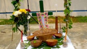 Quietud y fe en la Semana Santa maya