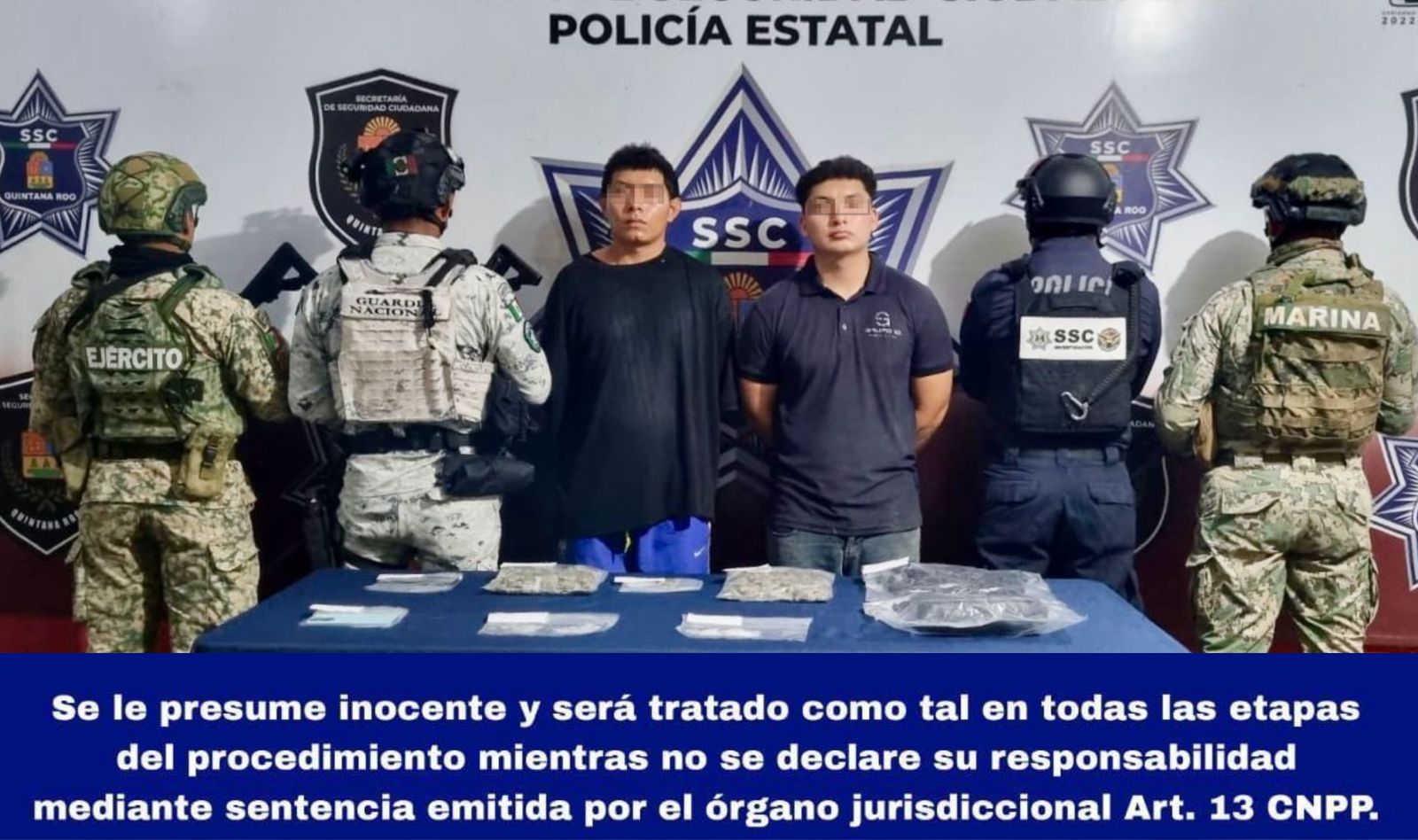 Los presuntos responsables fueron sorprendidos mientras intercambiaban dosis de estupefacientes en la vía pública.