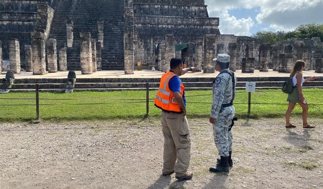 El secretario Omar García Harfuch confirmó que se aplicará una nueva estrategia de seguridad en zonas arqueológicas a nivel nacional.