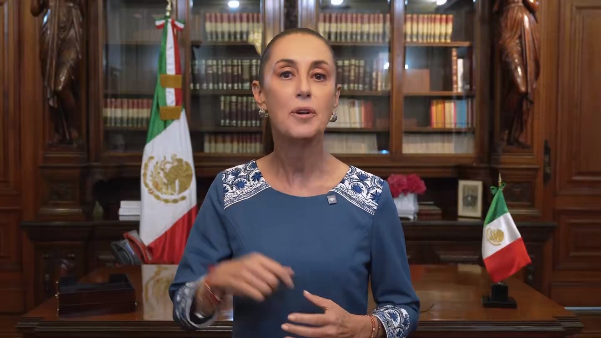 La presidenta Claudia Sheinbaum Pardo convocó a la ciudadanía a asistir a su informe de rendición de cuentas en el Monumento a la Revolución.