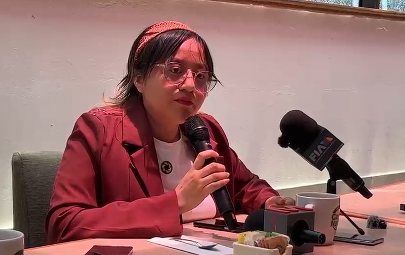 María Adela Morales ofreció una rueda de prensa para limpiar la imagen de sus amigas acusadas de trata.